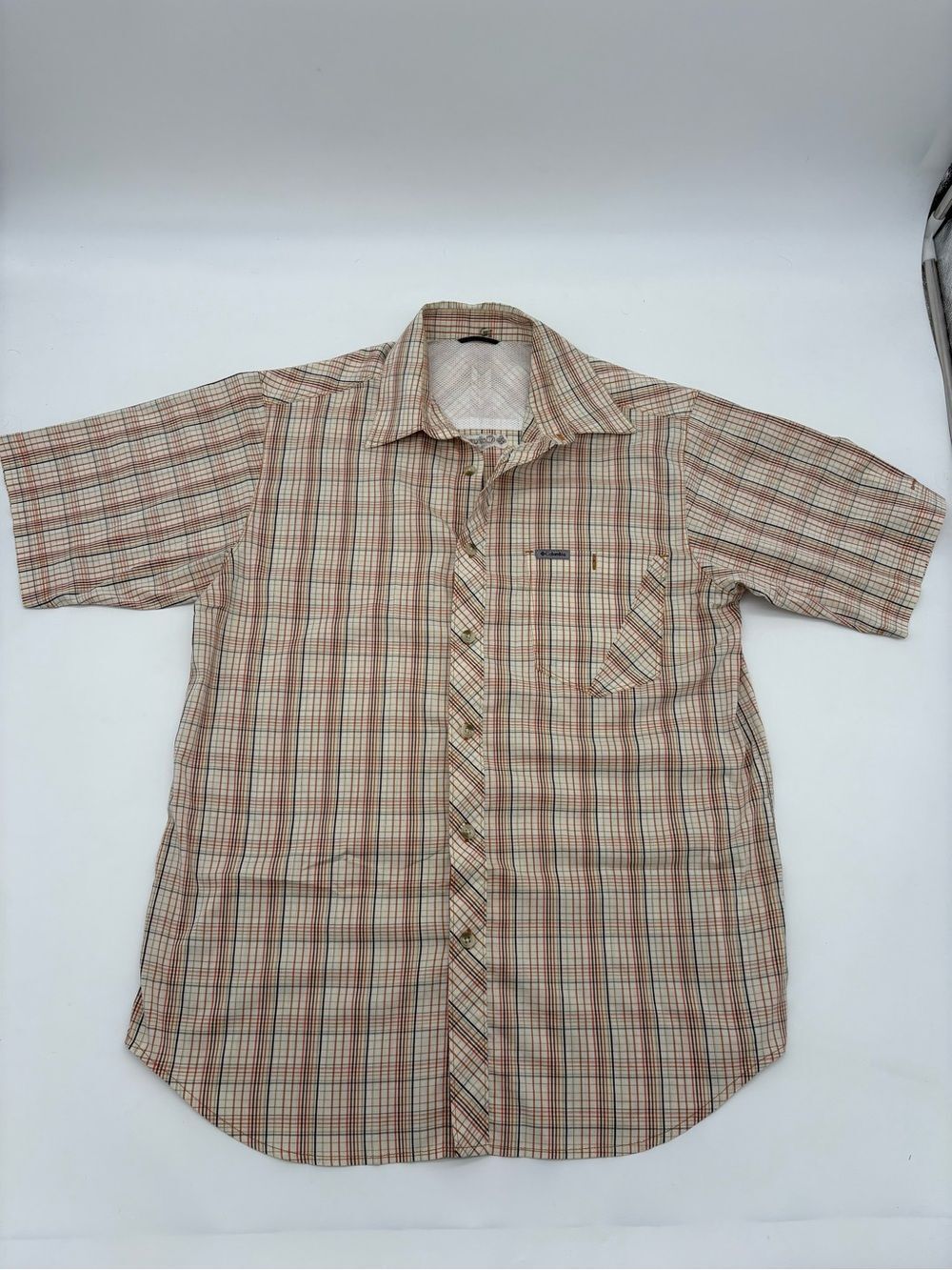 Columbia Plaid Short Sleeve Button-Up